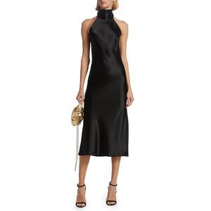 Galvan Sienna Cropped Midi-Dress Size FR36 (US 4) $1150